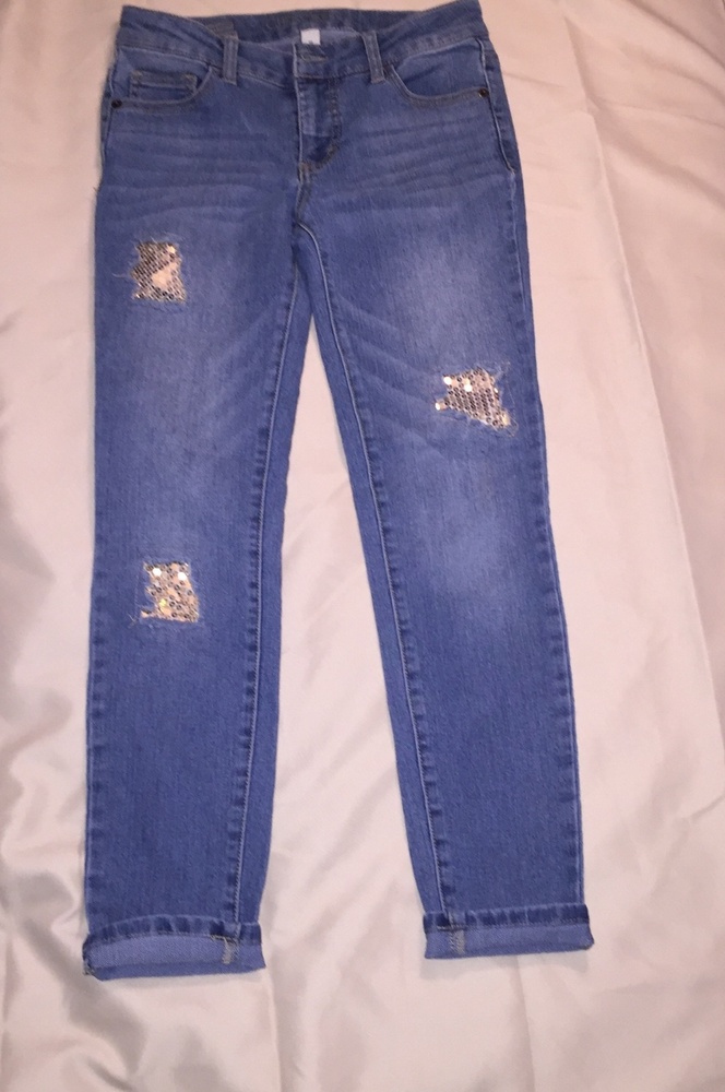 Super skinny sequin girls  jeans